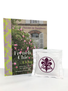 "French Chic Living" Book with Lavender Pillow Sachet