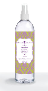 Natural Fabric Starch Light to Moderate Firmness Hint of Lavender Scent